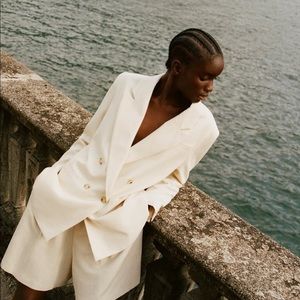 Zara very oversized rustic blazer S